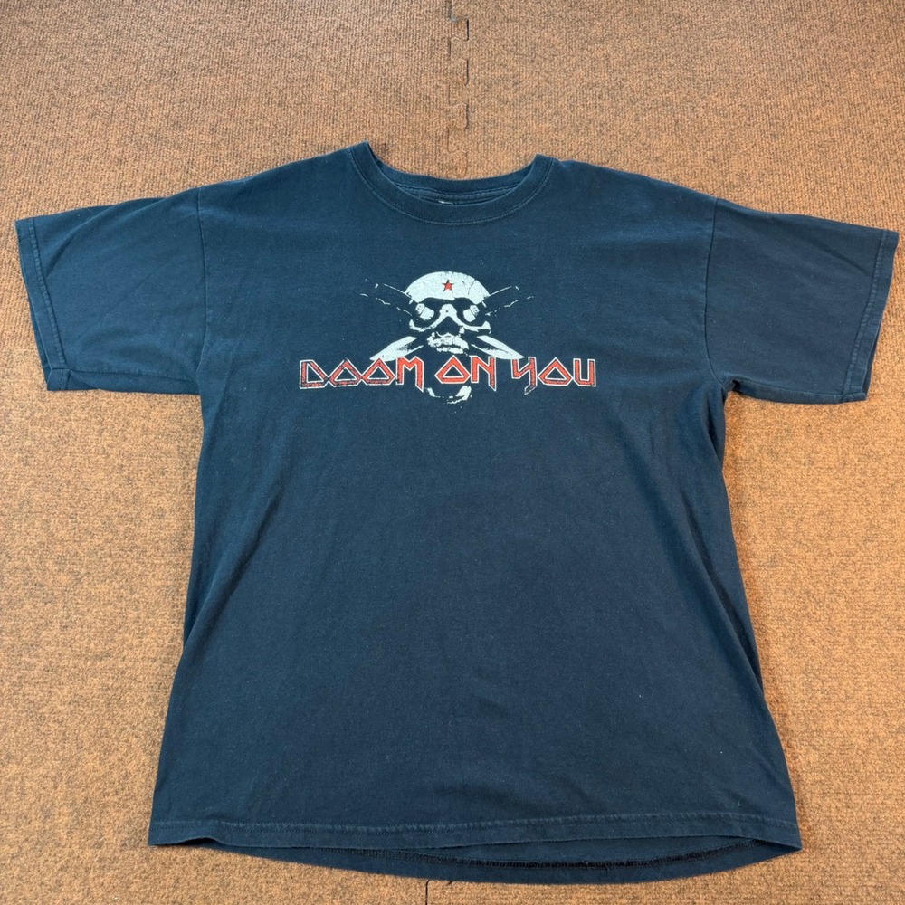 Rogue Warrior Doom On You Video Game Promo Shirt Black Mens Large 2009 Bethesda